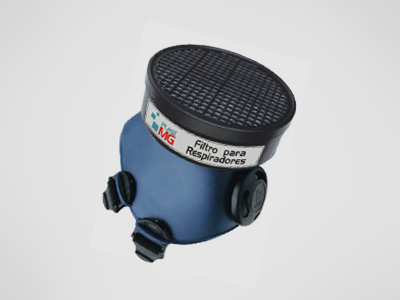 MÁSCARA 1/4 - FACIAL  C/ 01 FILTRO VO/GA ( VAPORES ORGÂNICOS E GASES ÁCIDOS)