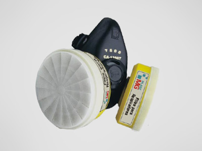 MÁSCARA SEMI-FACIAL  C/ 02 FILTROS VO/GA ( VAPORES ORGÂNICOS E GASES ÁCIDOS)