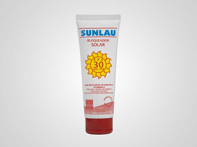 BLOQUEADOR SOLAR FPS-30 COM REPELENTE - 120GR